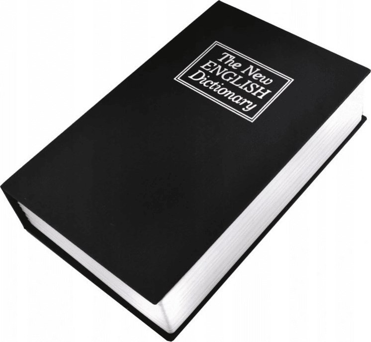 Pan i Pani Gadżet Metalowa Książka Kasetka Sejf