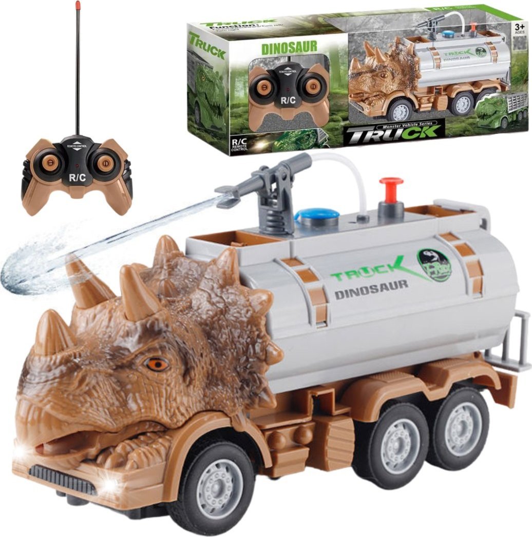 CIĘŻARÓWKA ZDALNIE STEROWANA ZBIORNIK NA WODĘ Z WĘŻEM EFEKTY ŚWIETLNE PILOT