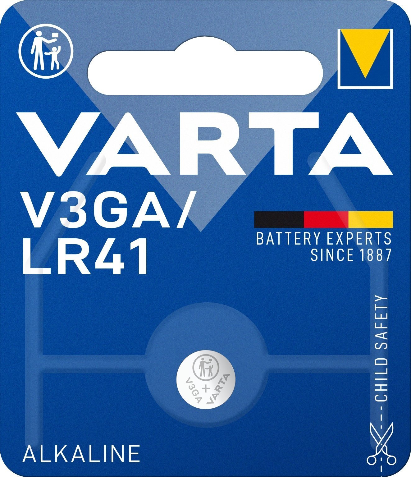 Varta VARTA Bateria ALKALINE Special V3GA Blister 1szt.