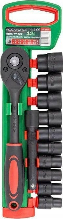 Rockforce ROCKFORCE KEY SET 12pcs 1/2" 10-24mm