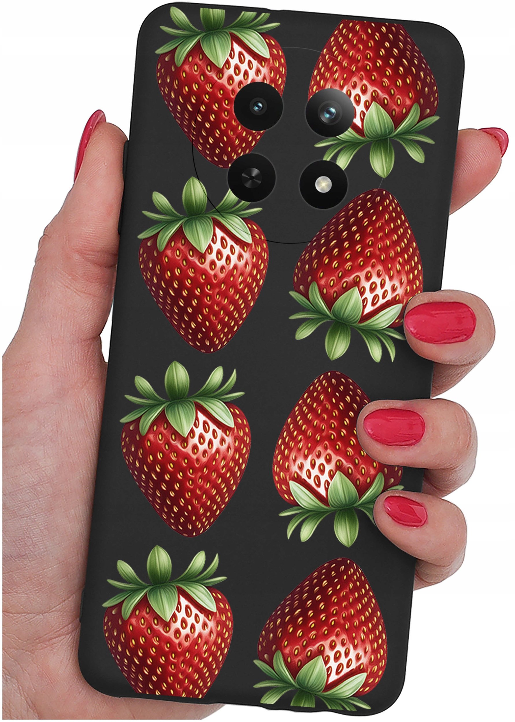 Etui do Realme 12 5G | 12x 5G WZORY |SILIKONOWE MATT CASE + SZKŁO 9H