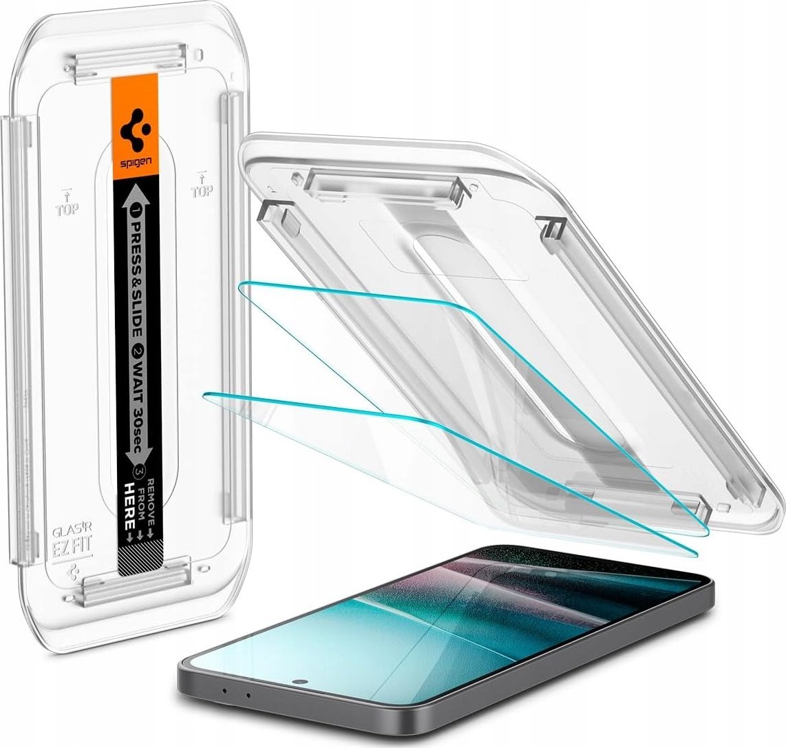 SZKŁO HARTOWANE SPIGEN GLAS.TR ”EZ FIT” 2-PACK GALAXY A36 5G CLEAR