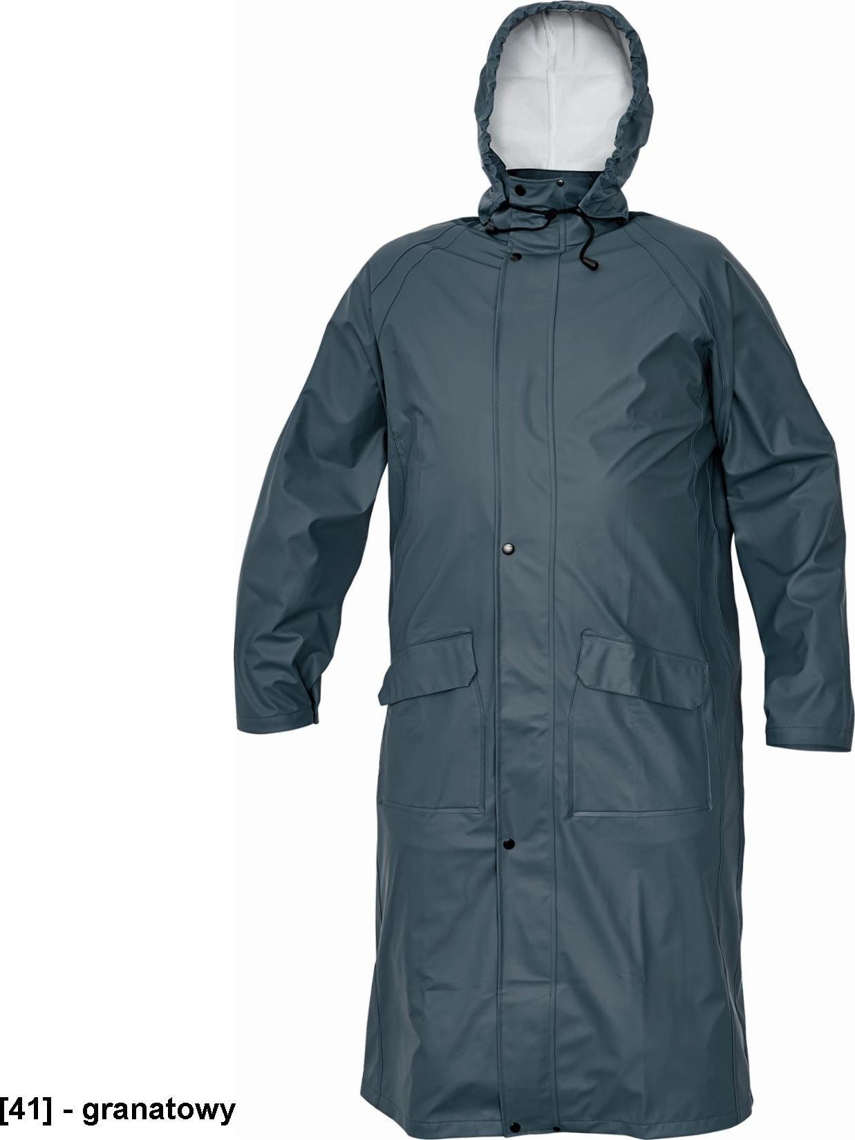 CERVA SIRET - płaszcz - granatowy 3XL