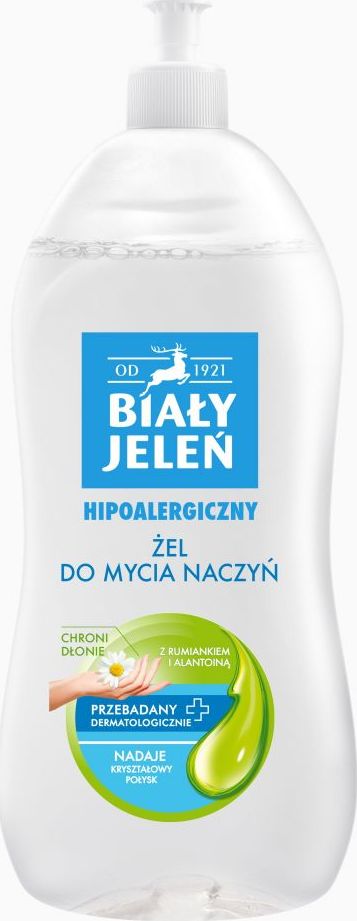 Biały Jeleń Hipoalergiczny żel do mycia naczyń z rumiankiem i alantoiną 1L