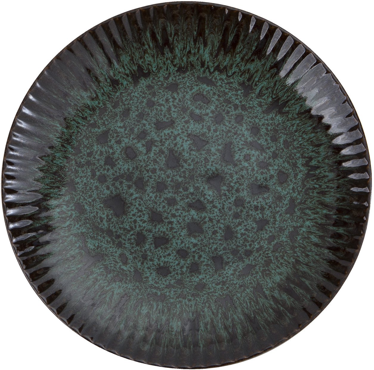 Talerz obiadowy 27,5 cm Jade Stoneware zielony