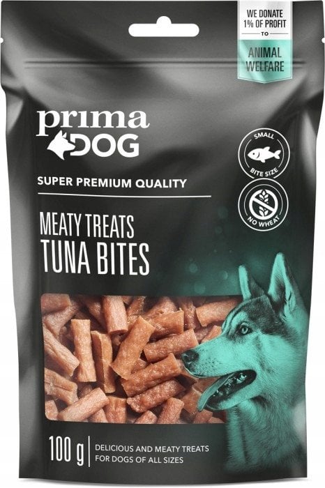 DOG TREAT TUNA BITES 100 G