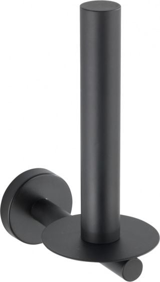 Wenko uchwyt rolki toaletowej Bosio 8 x 18 cm stal nierdzewna matowa czarna