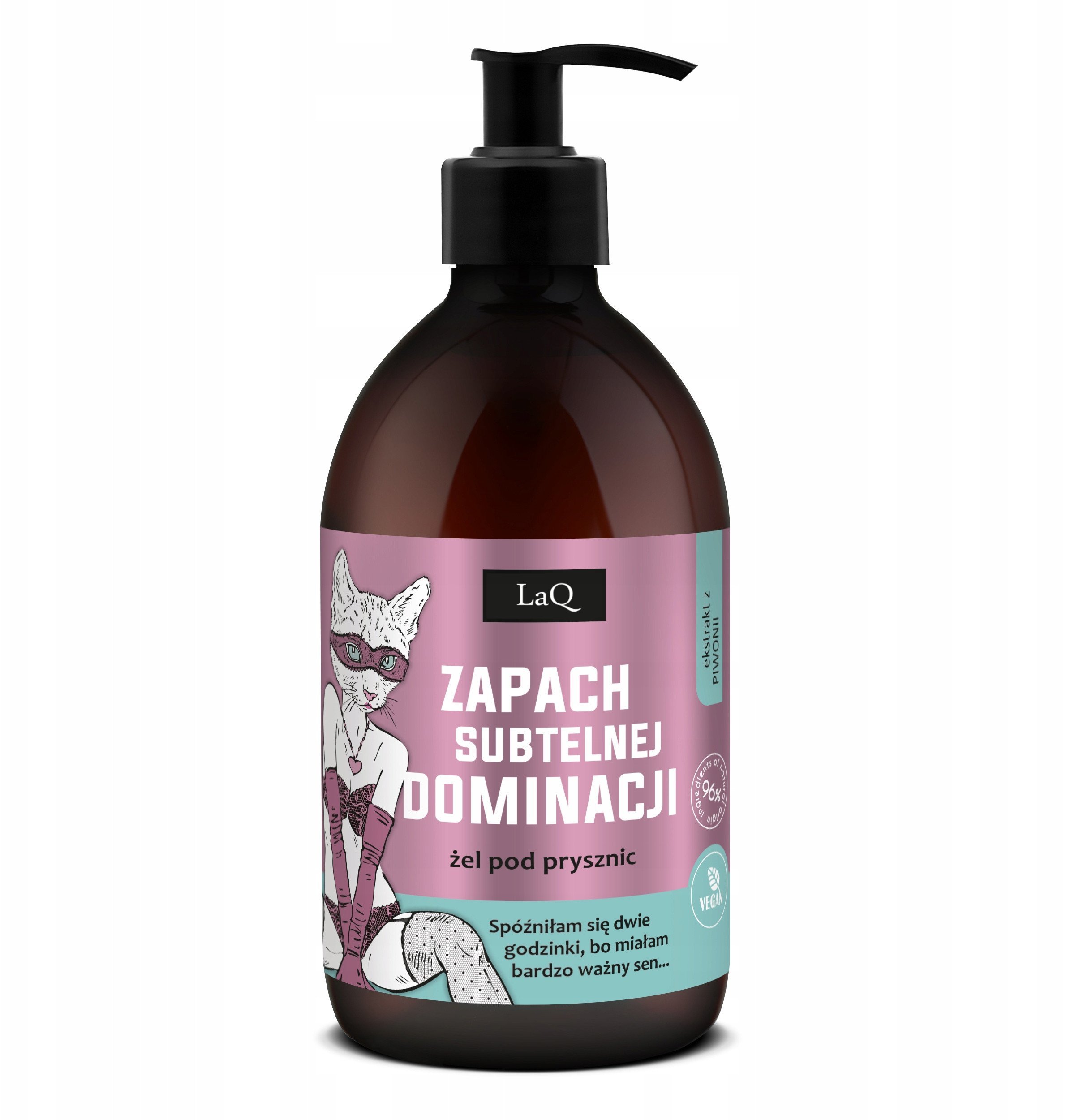 LAQ_Zapach Subtelnej Dominacji żel pod prysznic Piwonia 500ml