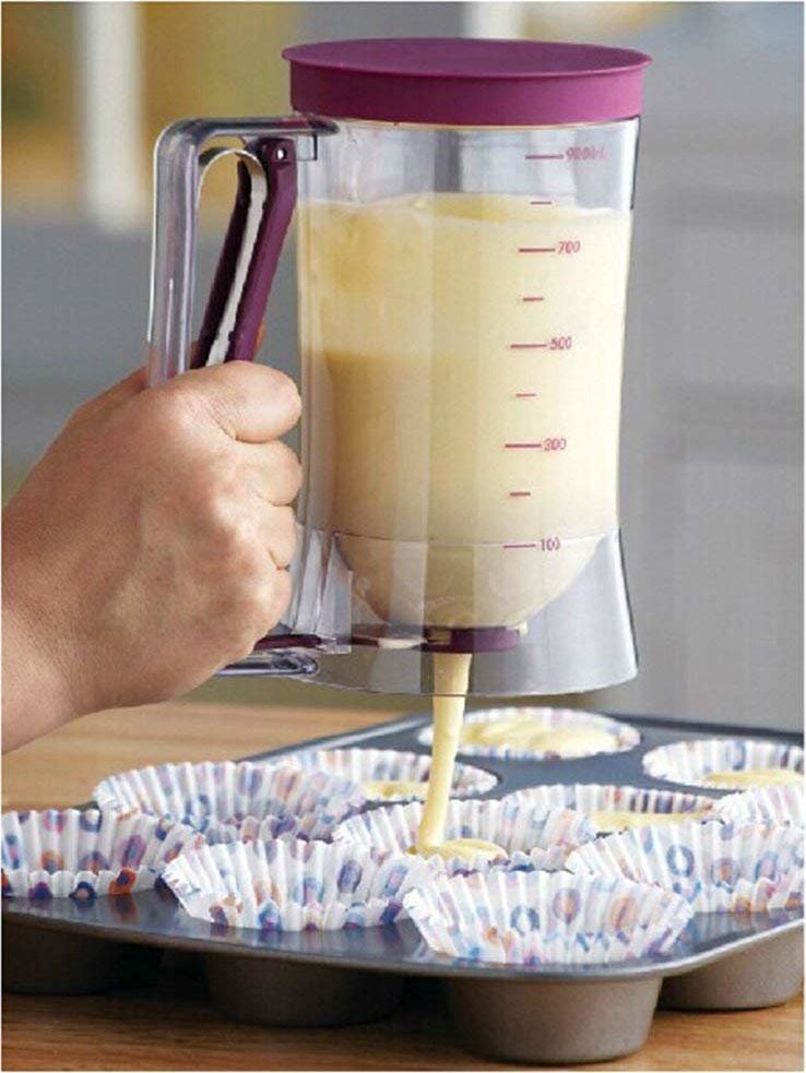 Chef Buddy Dozownik ciasta fioletowy