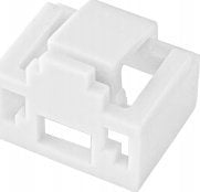 Alantec Blokada gniazda RJ45 przed nieautoryzowanym wpięciem, kolor biały (opakowanie 24 szt. + klucz) (WT-BG-07)