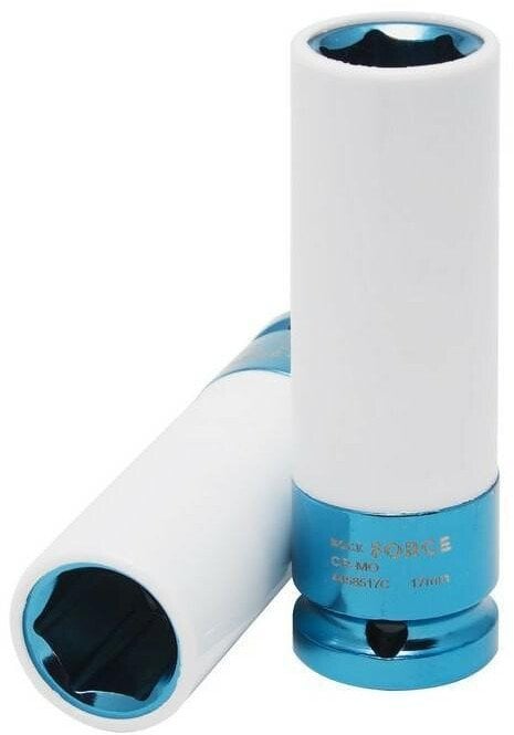 ROCKFORCE NASADKA 1/2" DŁUGA 6-K 17mm DO ALUFELG Z TULEJĄ