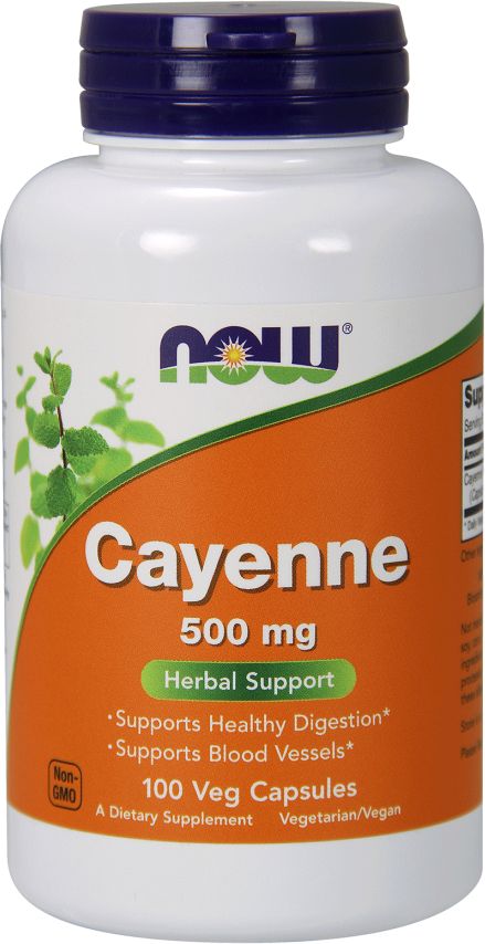 NOW Cayenne 500mg 100vcap