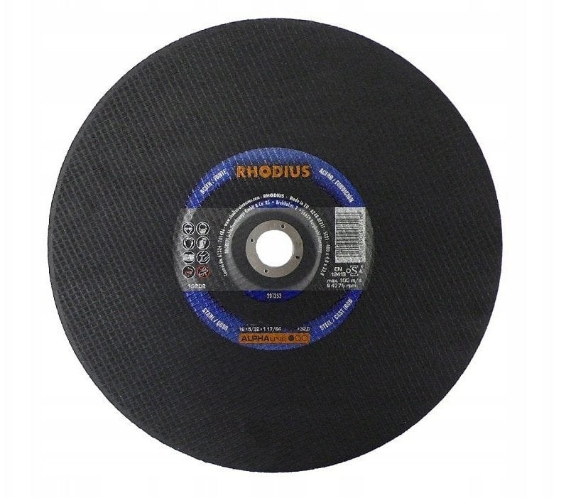 Rhodius Metal cutting disc ST21 300x3x32 mm