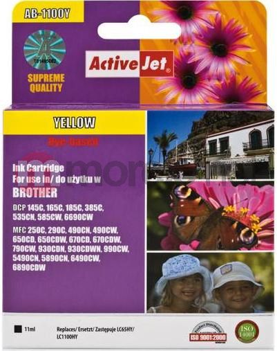 Tusz Activejet tusz AB-1100YNX / LC-1100Y (yellow)