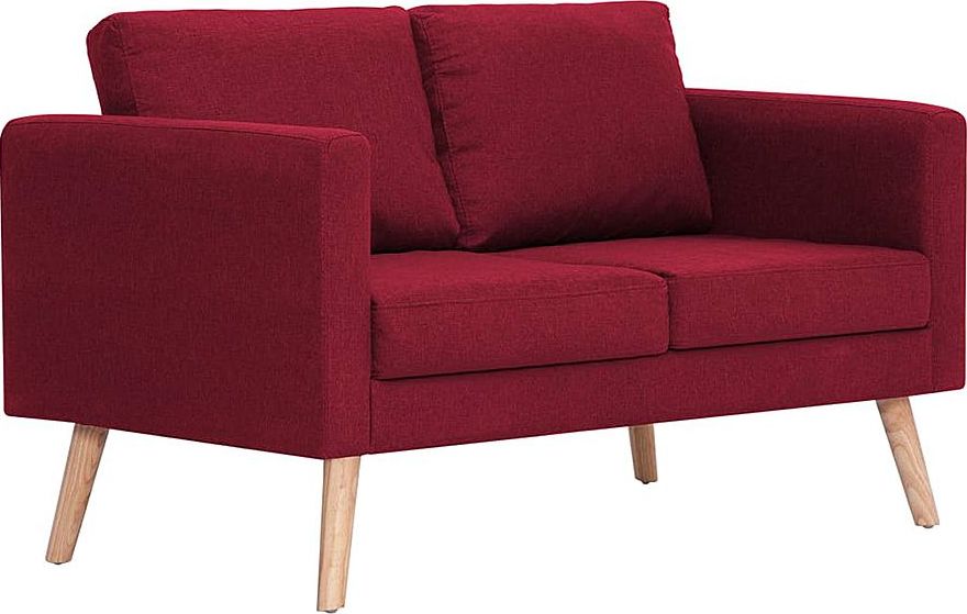 Elior Dwuosobowa kanapa w kolorze czerwonego wina - Lavinia 2X