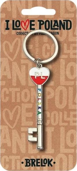 Breloczek Pan Dragon Brelok I love Poland Polska ILP-BRE-A-PL-04