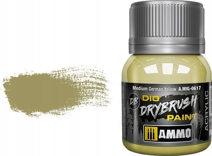 Vallejo Ammo: DIO Drybrush - Medium German Yellow