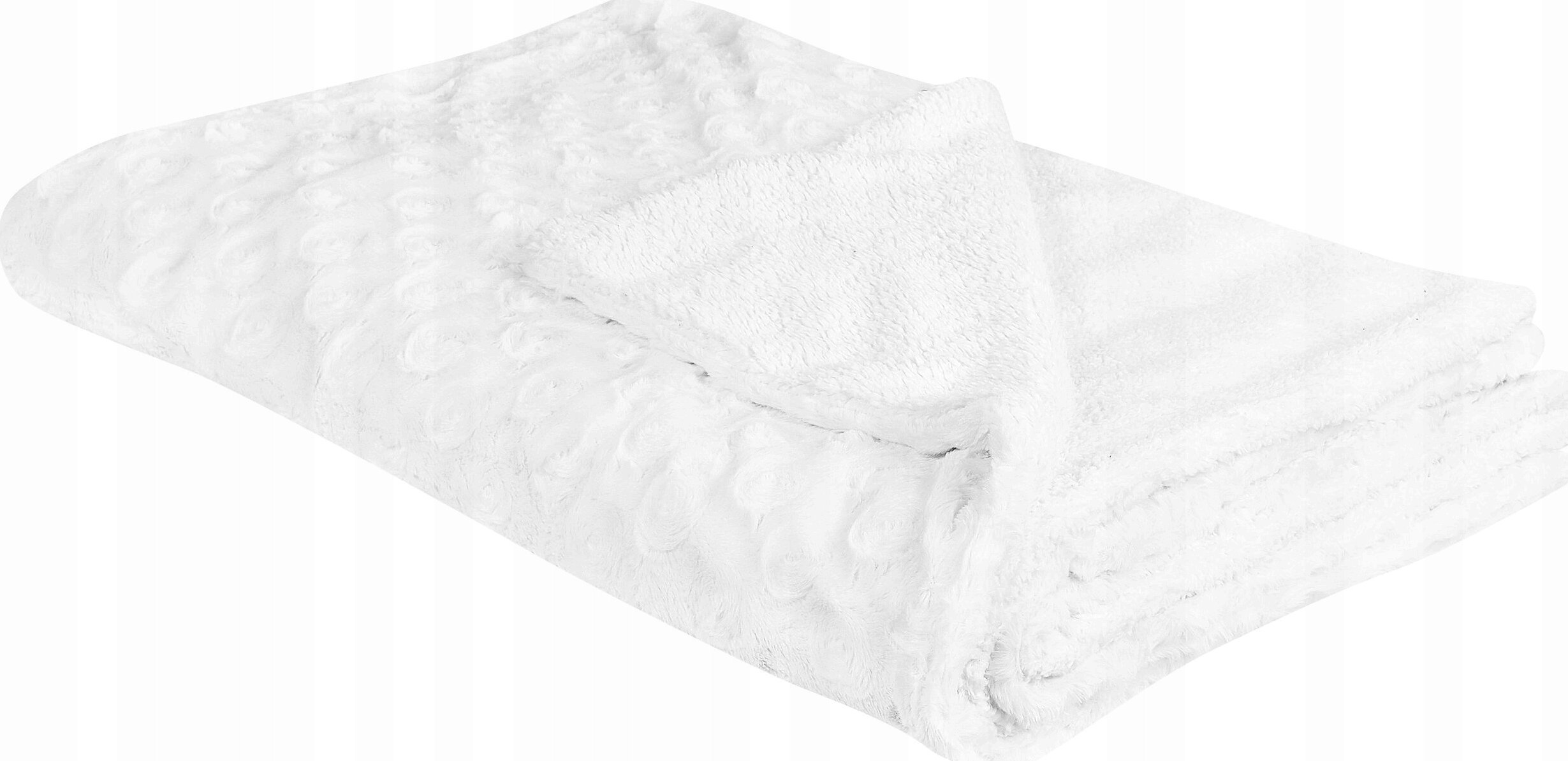 Beliani Narzuta na łóżko 150 x 200 cm biała KANDILLI