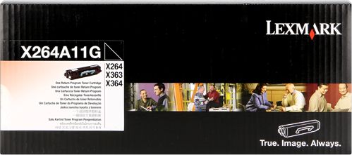 Toner Lexmark X264A11G Black Oryginał (X264A11G)