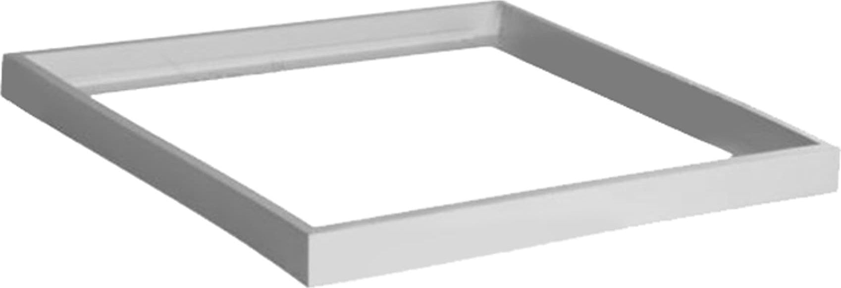 ECOLIGHT2 Ramka natynkowa Eco Light EC79026 do paneli LED 60x60cm aluminiowa biała