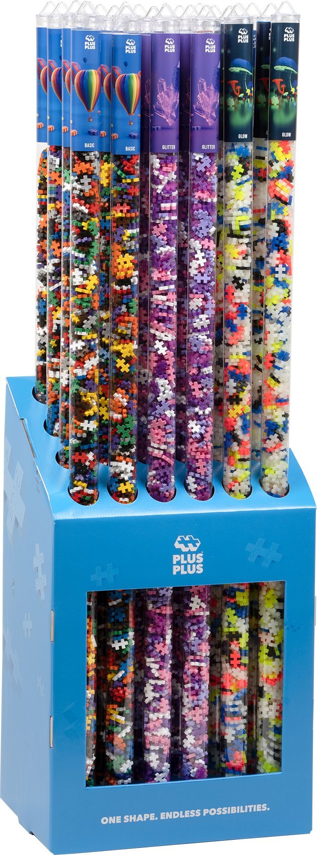 Plus Plus PLUS-PLUS DISPLAY MIX TUBY METROWE- 24 TUBY