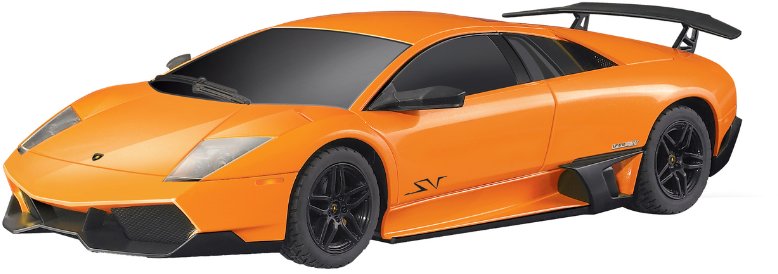 Lamborghini Murcielago pomarańczowy R/C 1:24 Rastar 39000