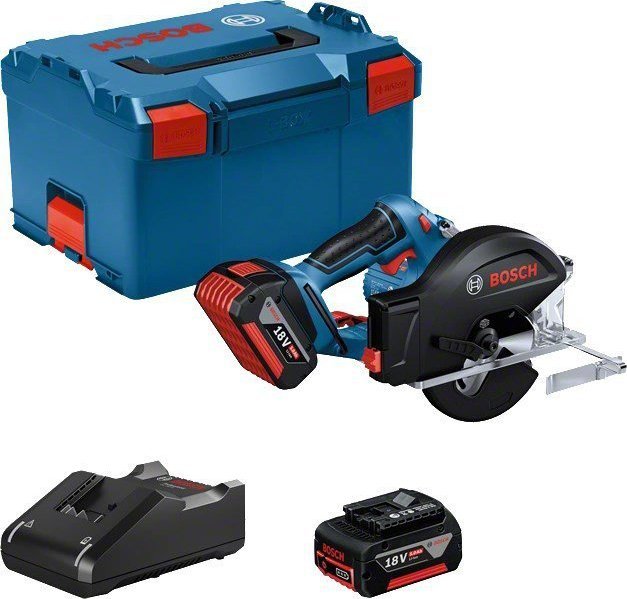 Bosch PILARKA TARCZ.GKM 18V-50 2X5.0AH LI-ION L=BOXX 238 DO METALU BOSCH