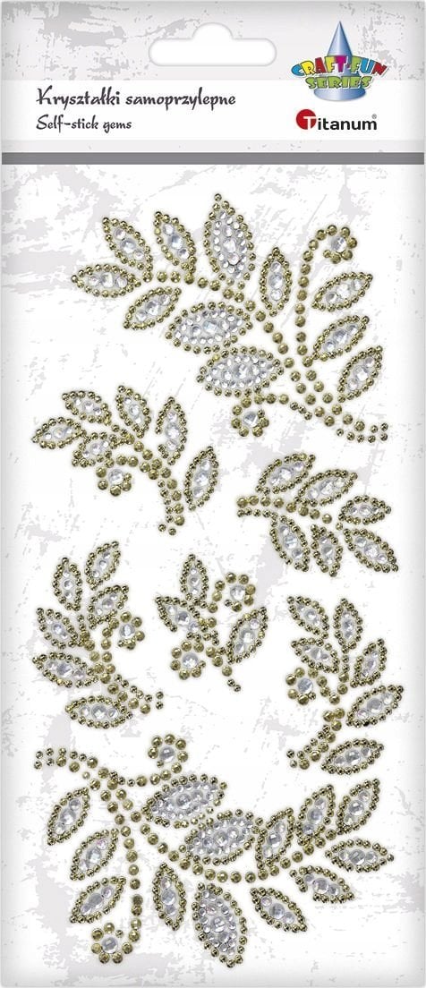 Craft with Fun Kryształki samoprzylepne łodygi 7szt