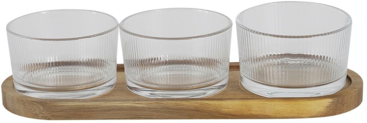 INTESI ZESTAW DO PODAWANIA PRZEKĄSEK AKACJA/SZKŁO