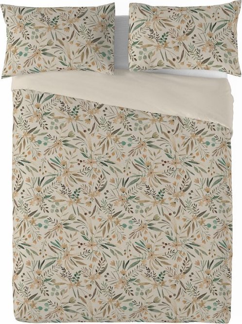 Multitex Pościel 160 x 200 3cz druk. Lniana LINEN MATEX 06