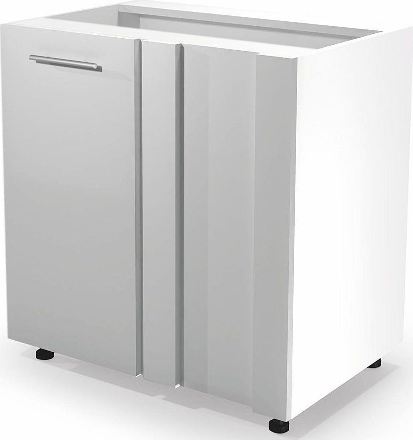 Elior Kuchenna szafka narożna Limo 25X - biały połysk