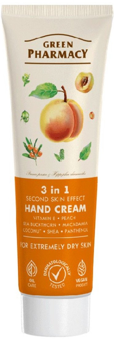 Green Pharmacy Krem do rąk i paznokci Efekt Drugiej Skóry 100ml