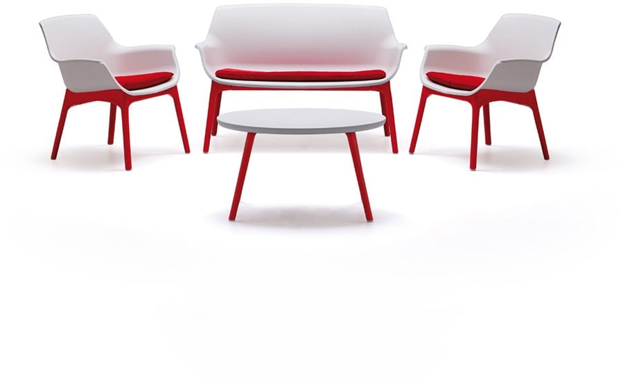 Keter Zestaw mebli ogrodowych Luxor Lounge Set biały/szary 8003723090770 8003723090770 (8003723090770)