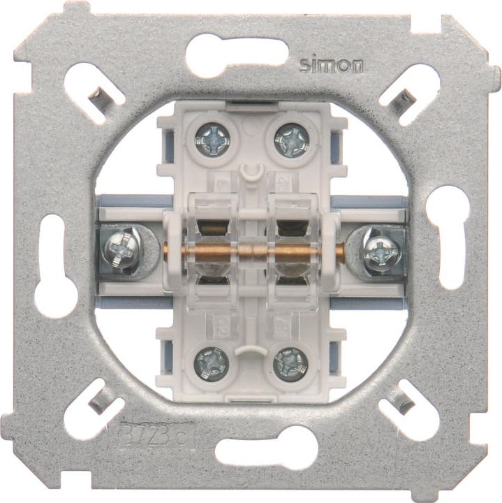 Kontakt-Simon Łącznik schodowy Simon 54 podwójny 10AX 250V mechanizm (SW6/2M)
