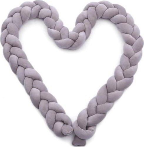 Oh My Home Ochraniacz do łóżeczka warkocz pleciony otulacz 3m