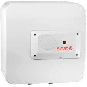Electric water heater SIMAT, 30L, 1.5kW, mounted above the sink, 110610