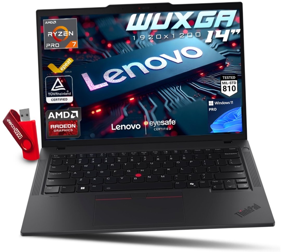 Laptop Lenovo ThinkPad T14 G5 Ryzen 7 PRO 64GB 2TB SSD WUXGA IPS BIZNESOWY