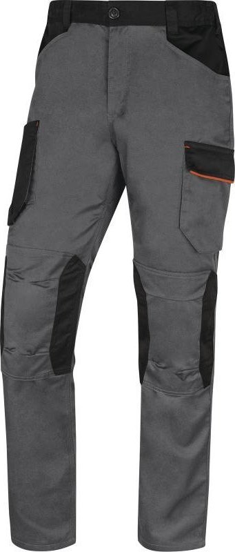 Delta Plus M2PA3 - spodnie robocze poliestr/bawełna, gumka w talii po bokach, 7 kieszeni - 1 na miarkę, 65% poliester, 35% bawełna, 245 g/m - - beżowy