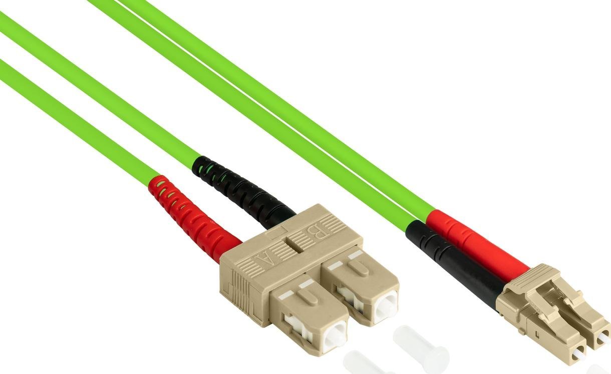 Alcasa Alcasa LW-805LS5 kabel InfiniBand / światłowodowy 5 m LC SC Zielony