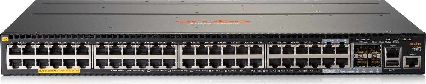 Switch HP Aruba 2930M 48G (JL322A)