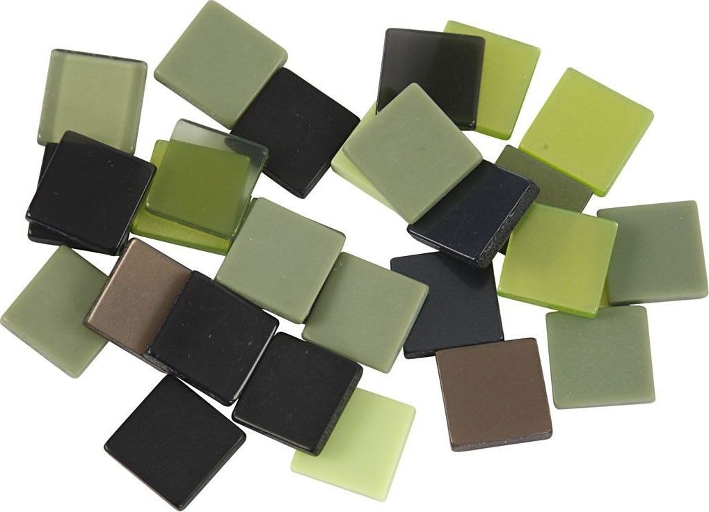 Creativ Company Mozaika Zielono-Brązowa 10x10 mm