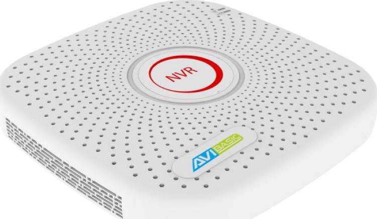 Kamera IP AVIZIO Rejestrator IP 4 kanałowy, z 4 portami PoE, obsługujący 2 dyski (AVB-IPR204P)