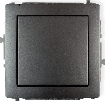 Karlik Deco łącznik krzyżowy grafitowy (11DWP-6)