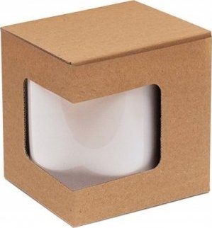 PrzydaSie Pudełko Na Kubek 330Ml Z Okienkiem Na Prezent