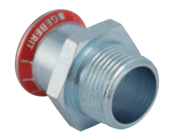 Geberit Złączka przejściowa GZ Mapress C-Stahl 15mm 1/2" 21703