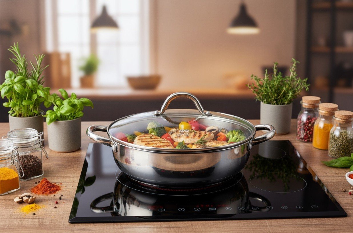 Rondel z pokrywą 28 cm Relief Evolution