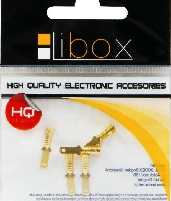 Libox Konektor 1418 A(2,8) męski mały BX7251 5szt