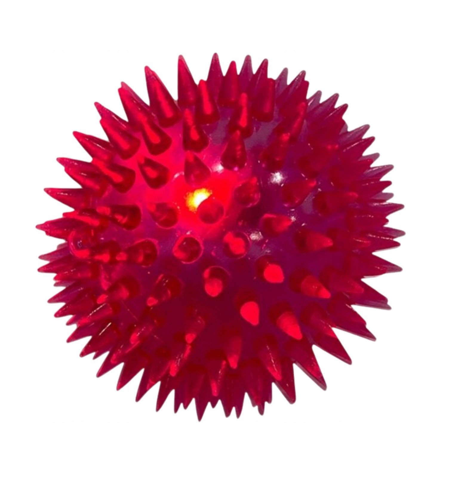 Piłka kolczatka ze światłem 12szt/op Z10246 82545