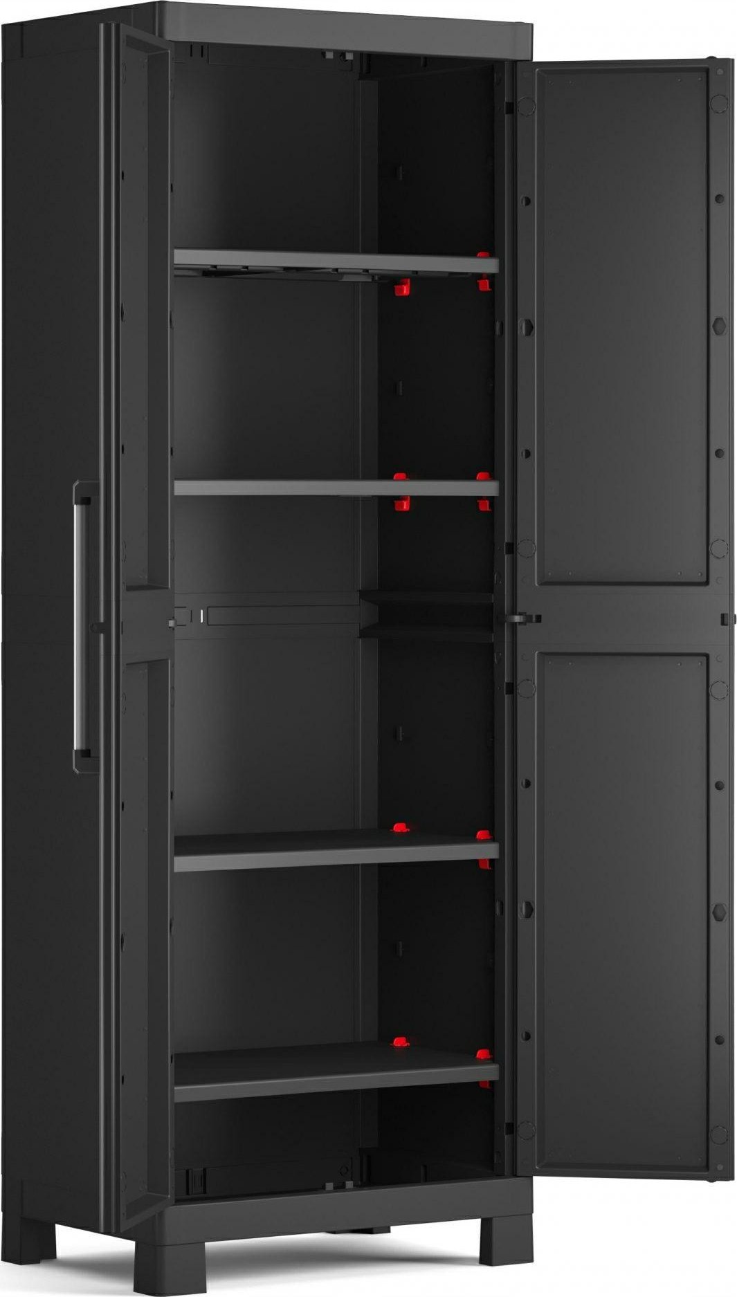 Szafa ogrodowa Keter ML SZAFA DETROIT 62x182x45cm DZIELONE PÓŁKI IT New