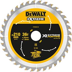 Dewalt Tarcza pilarskia do pilarki tarczowej 210mm 36 zębów (DT99566-QZ)